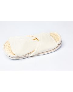 Sisal wrapped band w/ adjustable Velcro slipper (one size fits all)