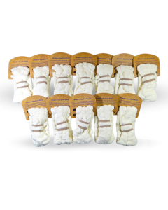 Bamboo Spa Headband White Pack